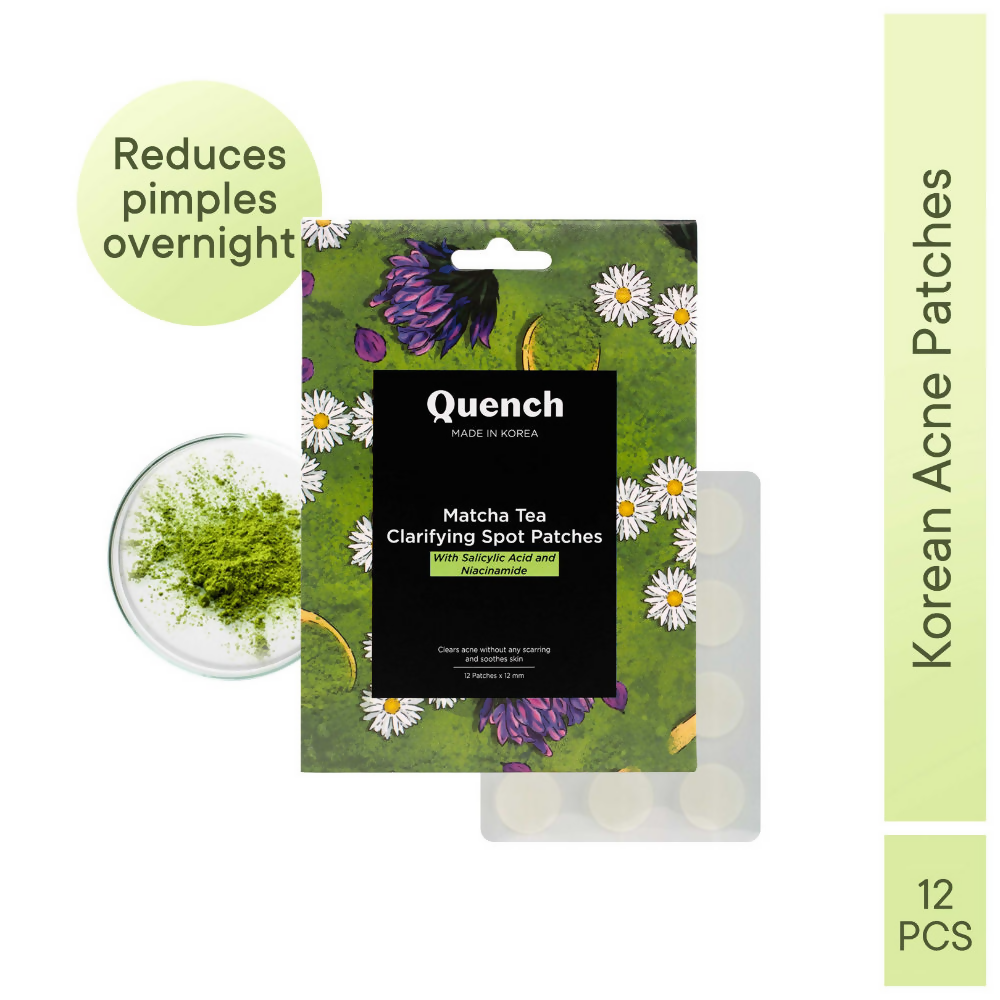 Quench Matcha Tea Clarifying Acne Patches | Grocsy