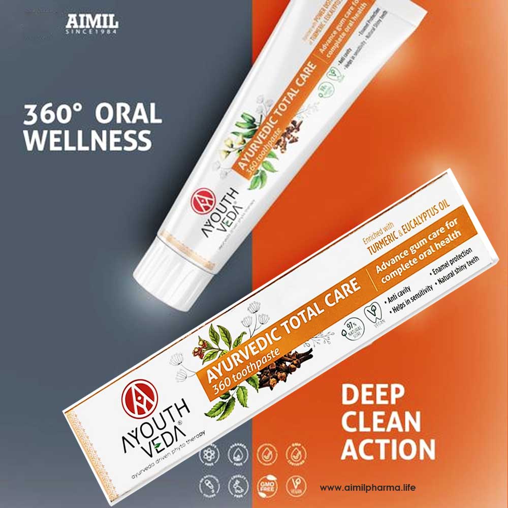 Ayouthveda Total Care 360 Toothpaste | Grocsy