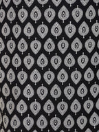 Aramya Straight Soft Cotton Butti Print Women's Kurta - Black | Grocsy