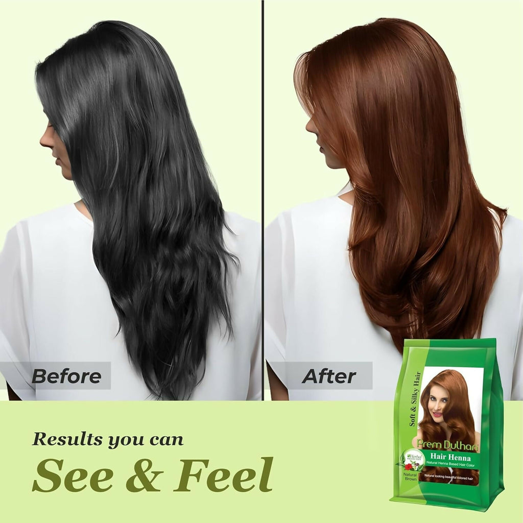 Prem Dulhan Hair Henna Natural Henna Based Hair Color | Grocsy