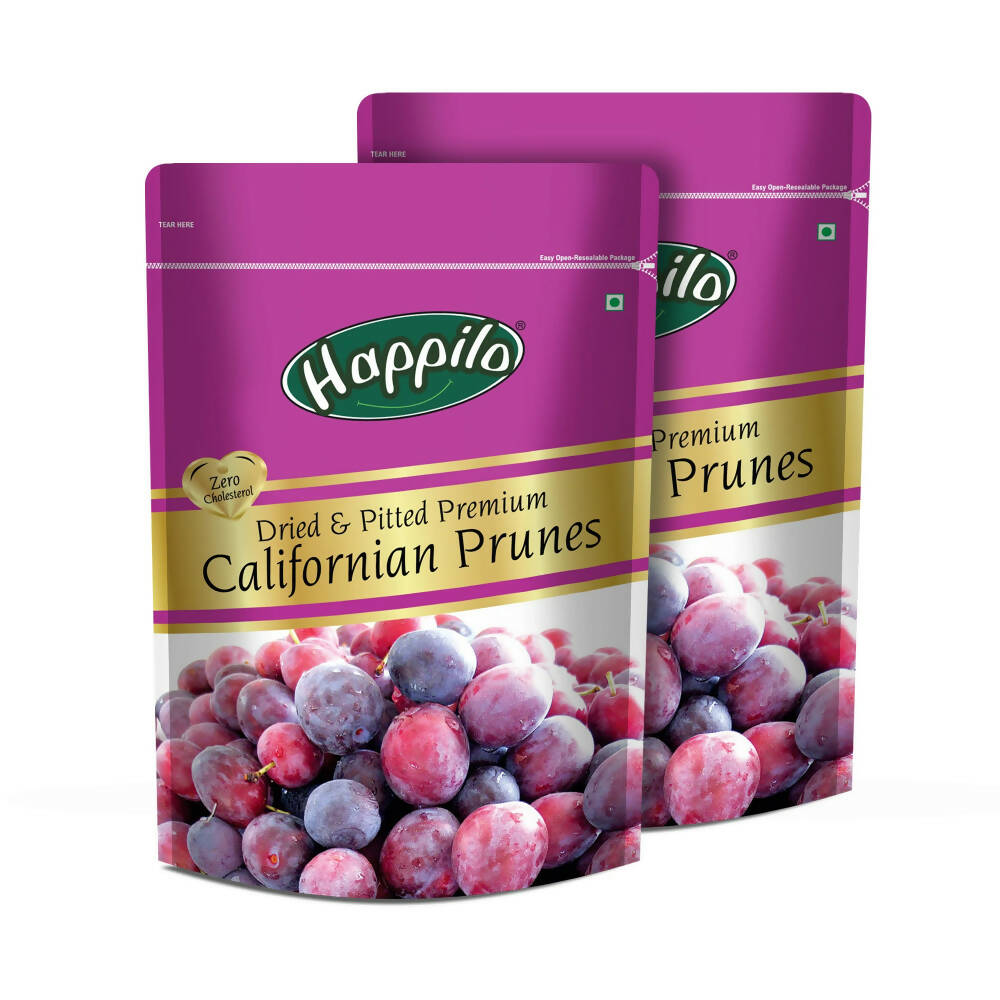 Happilo Premium Dried Californian Pitted Prunes | Grocsy