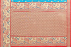 Vamika Blue Printed Art Silk Saree | Grocsy