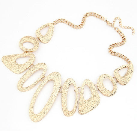 Gold-Toned Alloy Designer Necklace - The Pari | Grocsy