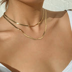 Gold-Polished Alloy Layered Designer Short Necklace - The Pari | Grocsy