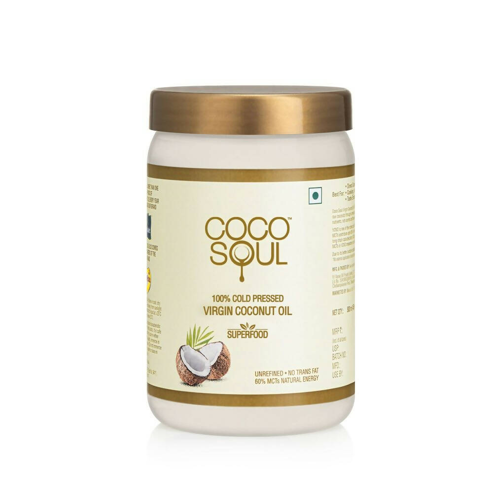 Coco Soul Cold Pressed Natural Virgin Coconut Oil | Grocsy
