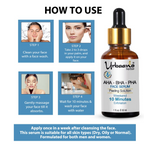 Urbaano Herbal 24% AHA+1% BHA+5% PHA 10 Minutes Serum | Grocsy