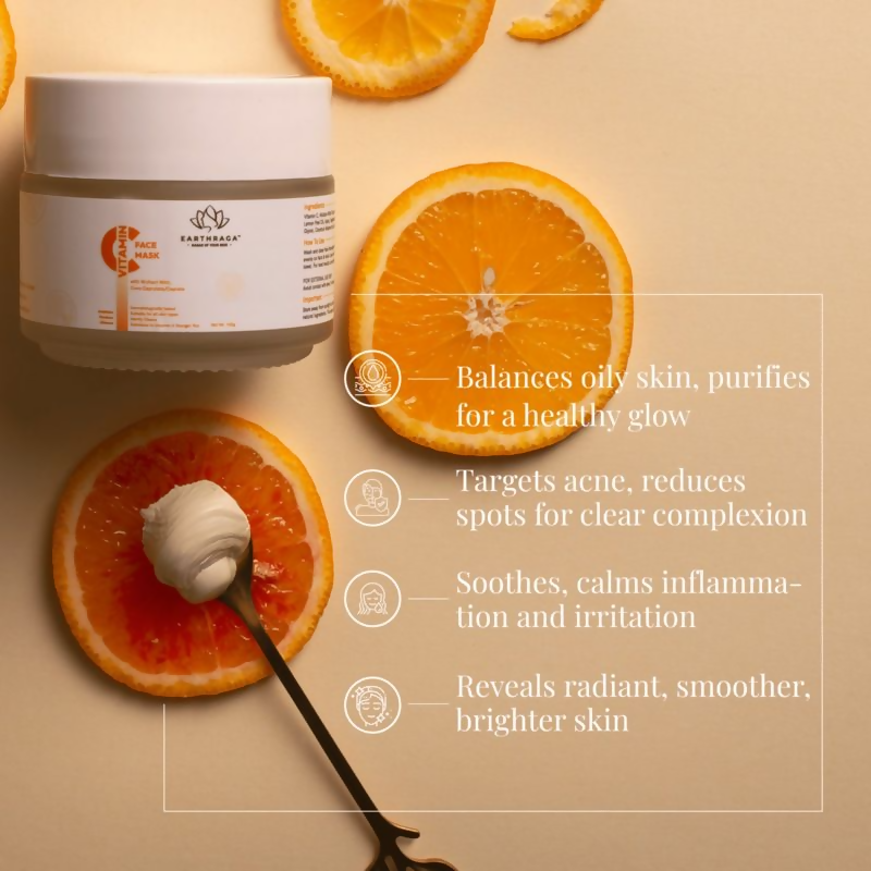 Earthraga Vitamin C Face Mask | Grocsy