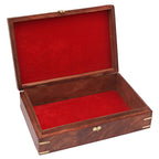 Nizalia Carved Motif Of Flora Handmade Jewellery Box | Grocsy