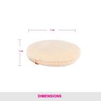 Vega Powder Puff Makeup Cotton Applicator & Foundation blender - Off White | Grocsy