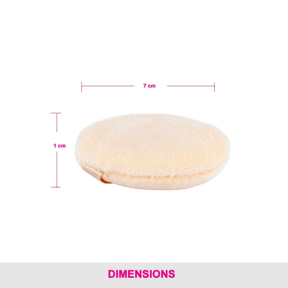 Vega Powder Puff Makeup Cotton Applicator & Foundation blender - Off White | Grocsy