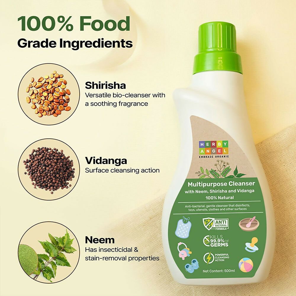 Herby Angel Multipurpose Cleanser for Baby Feeding Accessories | Grocsy
