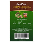 NuZen Herbal Green Tea Bags | Grocsy