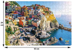Webby Cinque Terre & Italy Jigsaw Puzzle- 252 Pcs | Grocsy