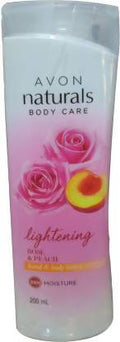 Avon Naturals Body Care Lightening Rose & Peach Hand & Body Lotion | Grocsy
