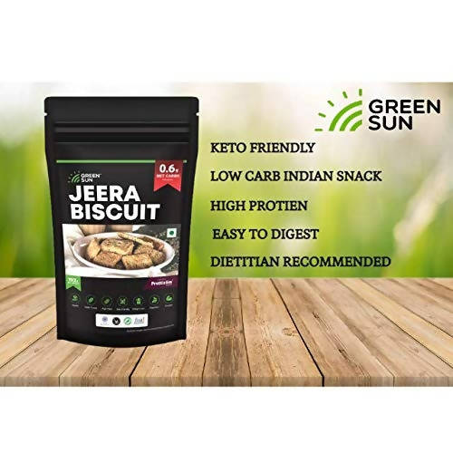Green Sun Low Carb Jeera Biscuits | Grocsy