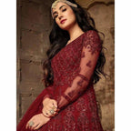Maisha 7204 hit design on net fabric | Grocsy