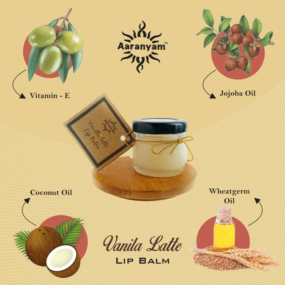 Aaranyam Vanilla Latte Lip Balm | Grocsy