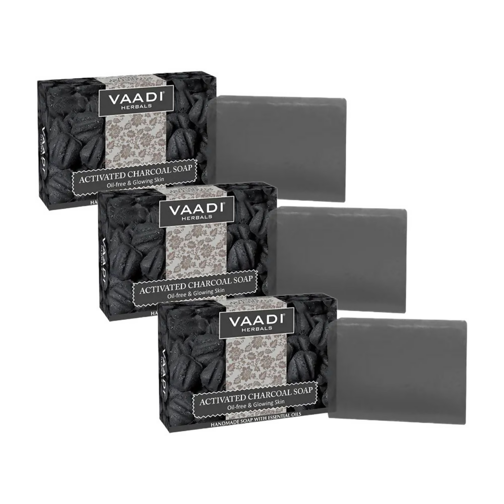 Vaadi Herbals Activated Charcoal Soap | Grocsy