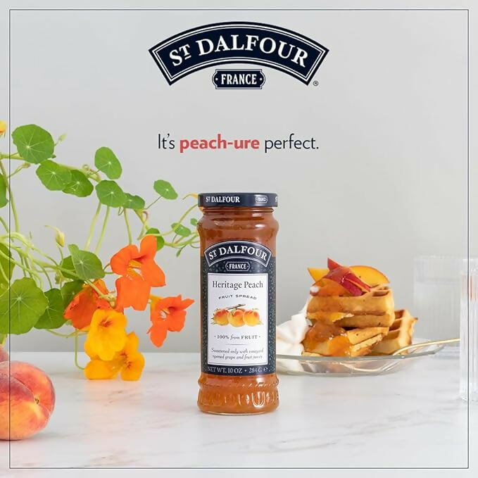 ST. DALFOUR Heritage Peach Fruit Spread | Grocsy