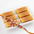 Fancy Rakhi with Mysorepak | Grocsy