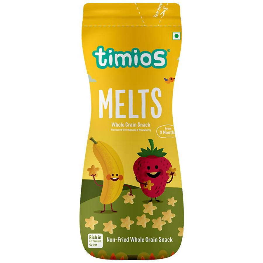 Timios Melts Banana And Strawberry Finger Food For Babies | Grocsy