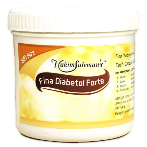 Hakim Suleman's Fina Diabetol Forte Capsules | Grocsy