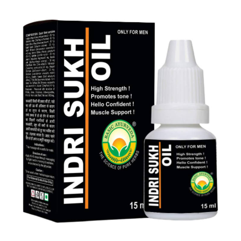 Basic Ayurveda Indri Sukh Oil | Grocsy
