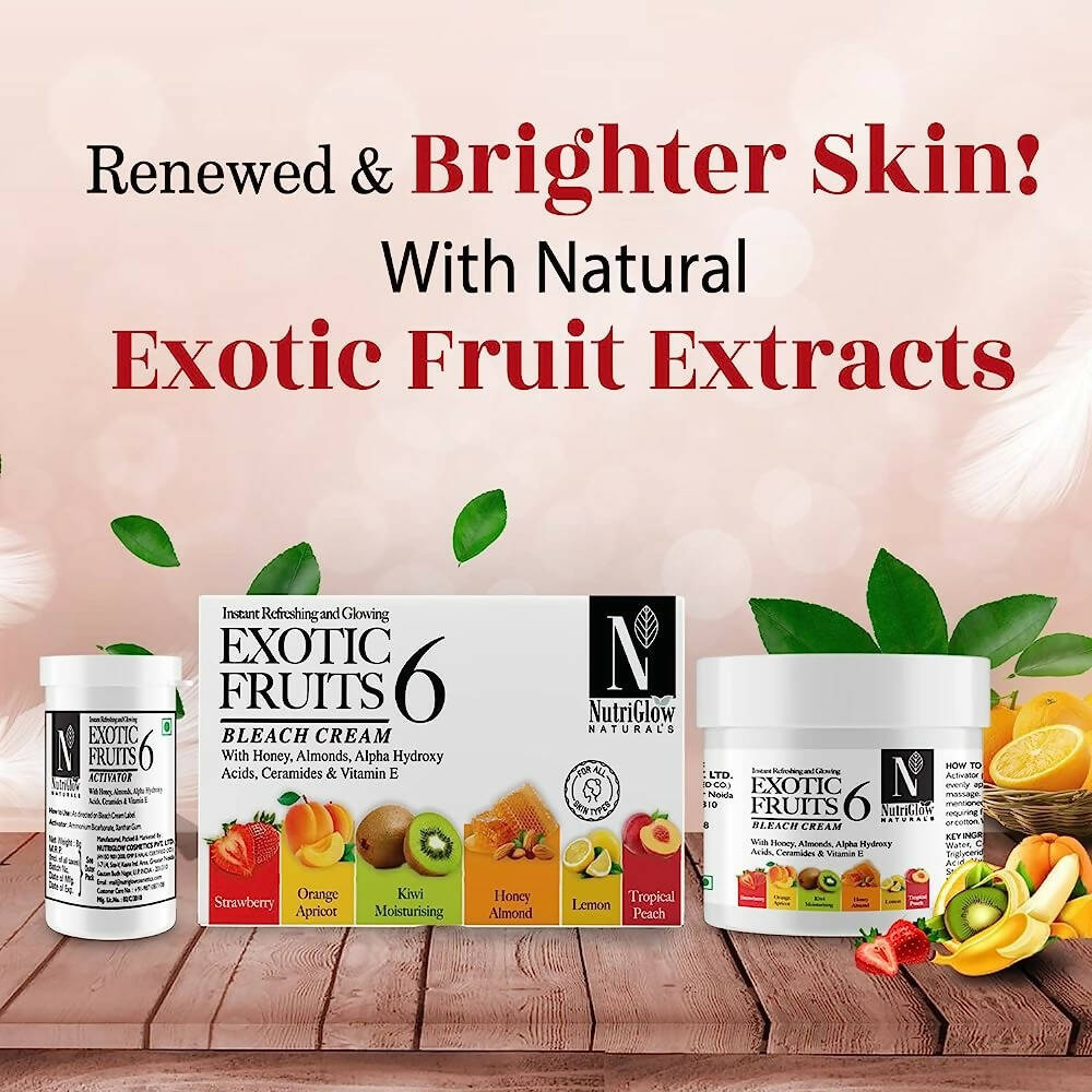 NutriGlow Natural’s Exotic Fruit Bleach Cream | Grocsy