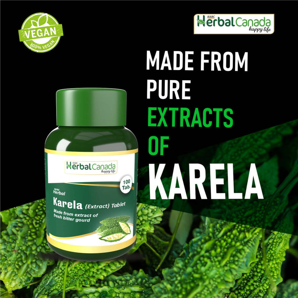 Herbal Canada Karela Tablets | Grocsy