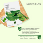 The Face Shop Real Nature Aloe Face Mask - Korean Skincare | Grocsy