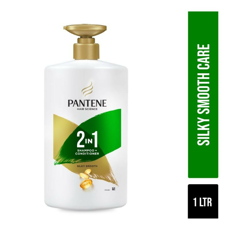 Pantene 2 In 1 Silky Smooth Care Shampoo + Conditioner | Grocsy