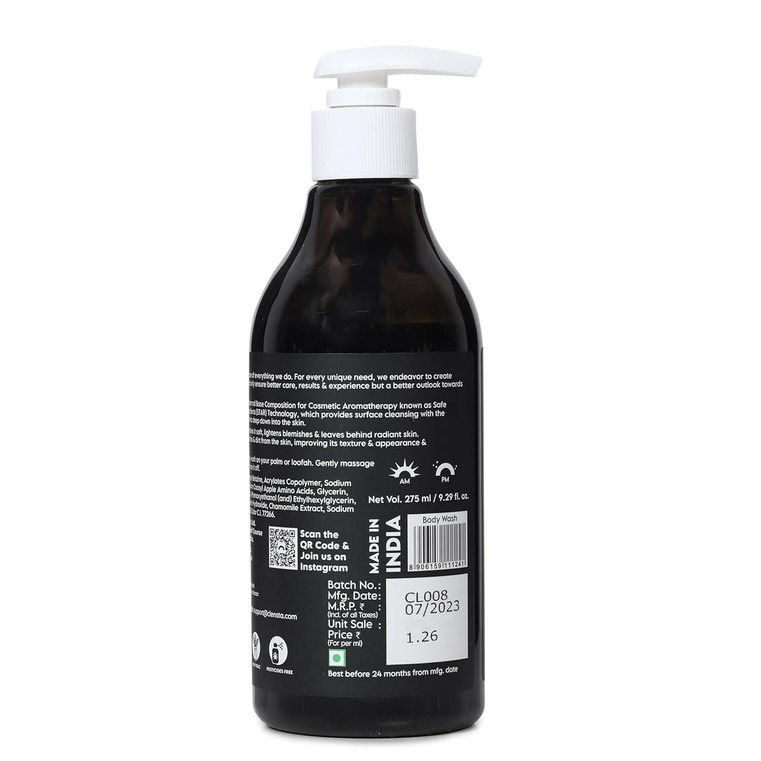 Clensta Purifying & Detoxifying Body Wash | Grocsy