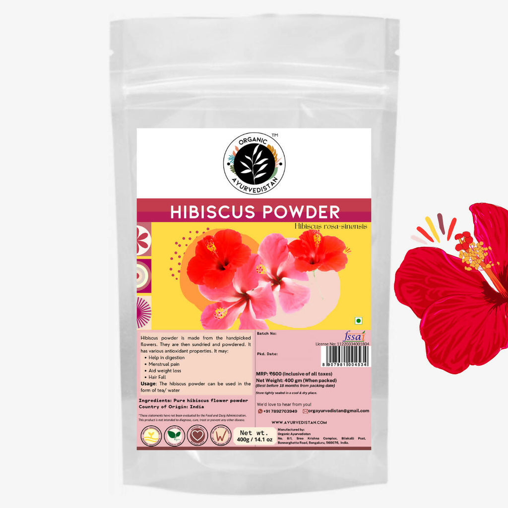 Organic AyurveGrocsyn Hibiscus Powder | Grocsy