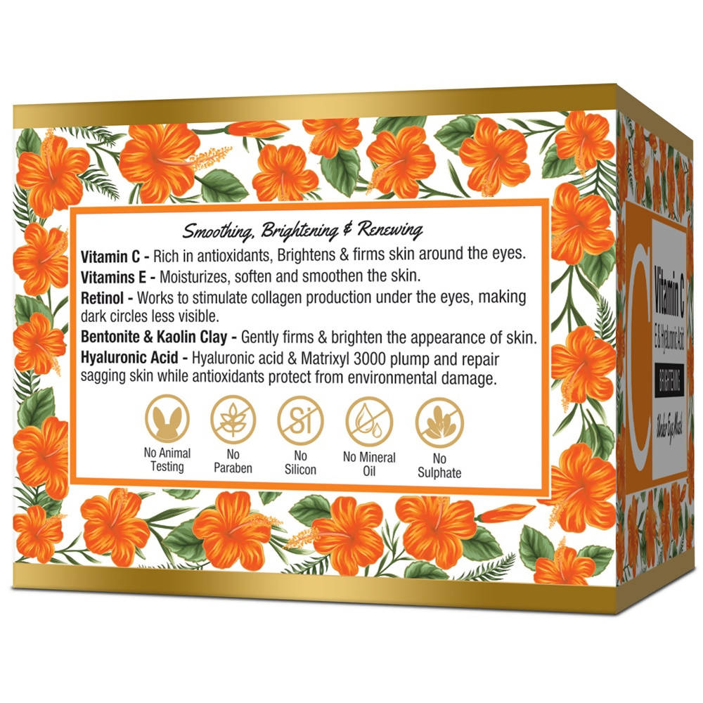 St.Botanica Vitamin C, E & Hyaluronic Acid Brightening Eye Mask | Grocsy