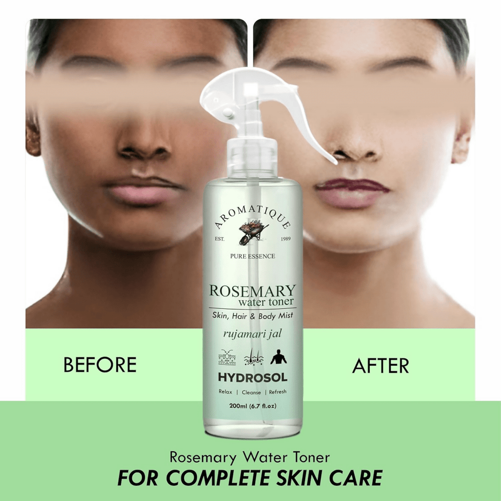 Aromatique Rosemary Water, Rose Mary Water for Hair, Rosemary Hair Mist, Strengthens Hair | Grocsy