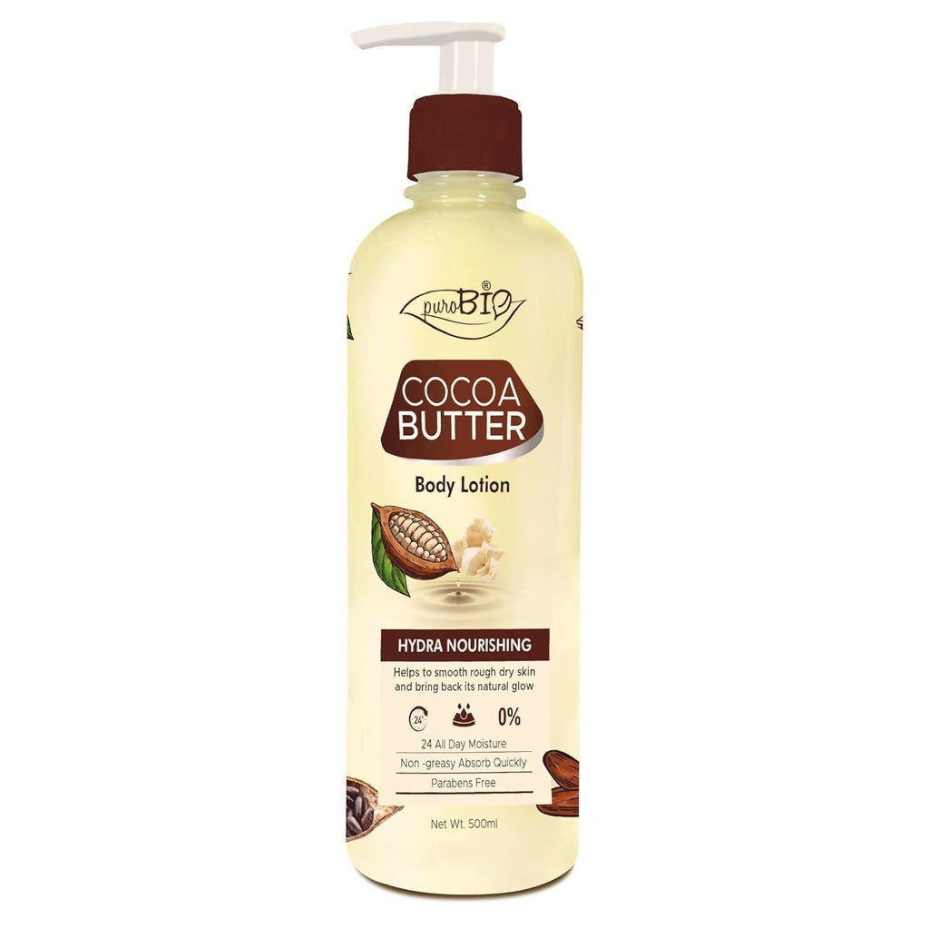 Purobio Cocoa butter Body Lotion with Hydra Nourishing | Grocsy