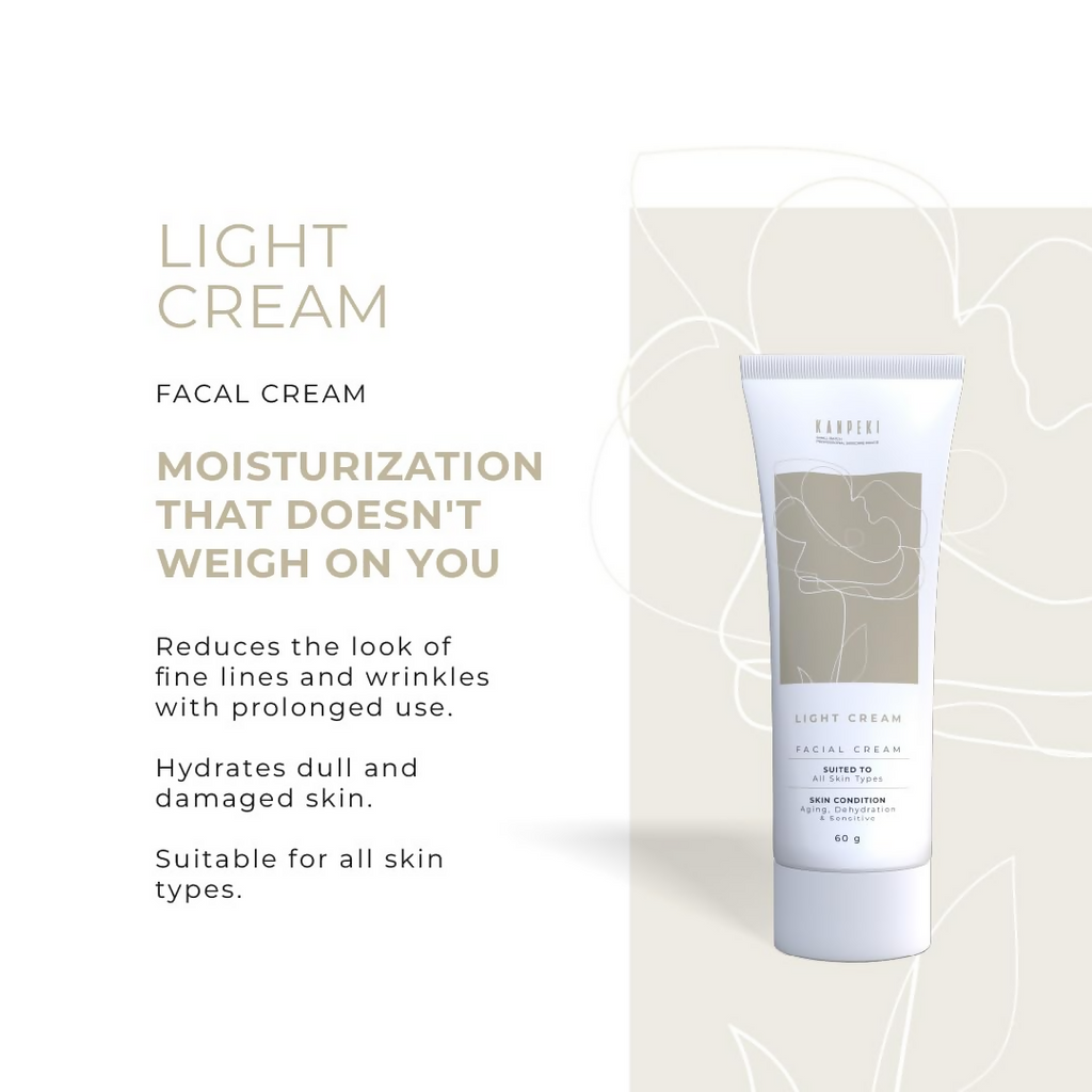 Kanpeki Light Facial Cream Counteracts Signs of Ageing | Grocsy
