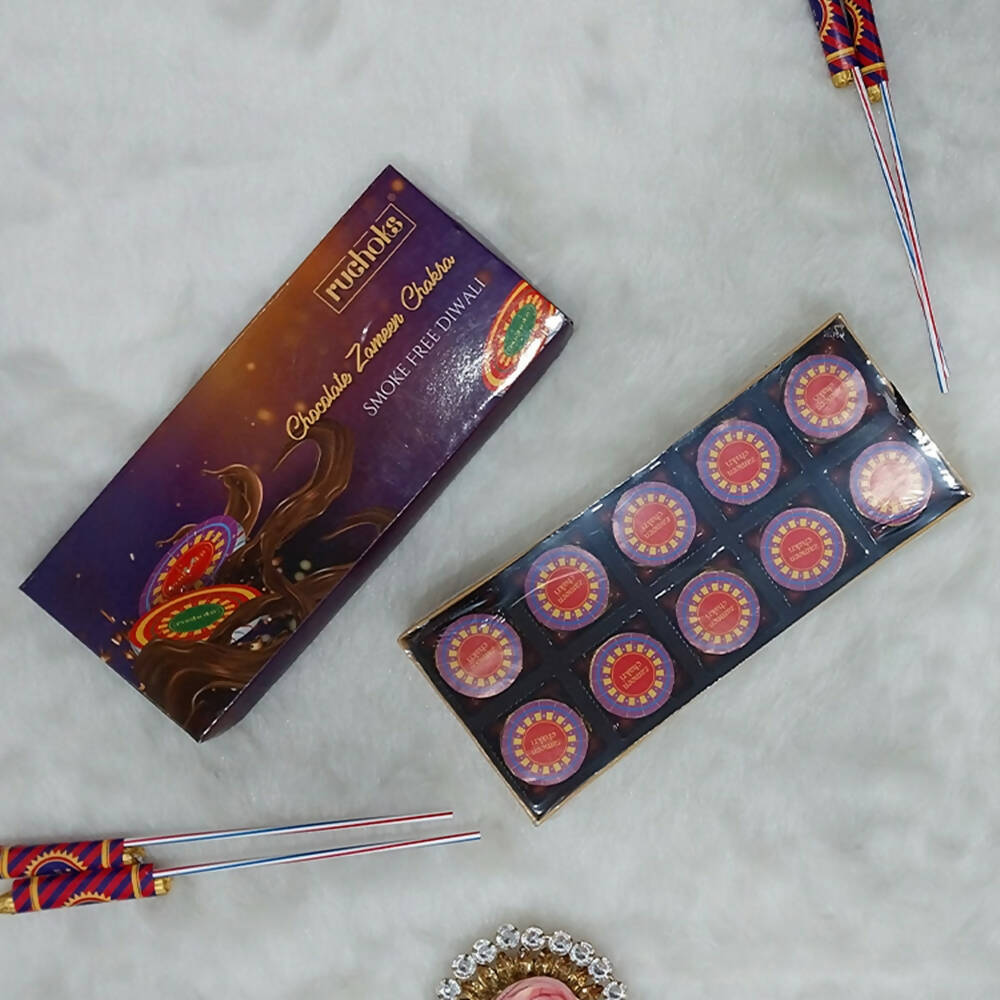 Dibha Ruchoks Diwali Premium Chocolate Zameen Chakri Gift Pack | Grocsy
