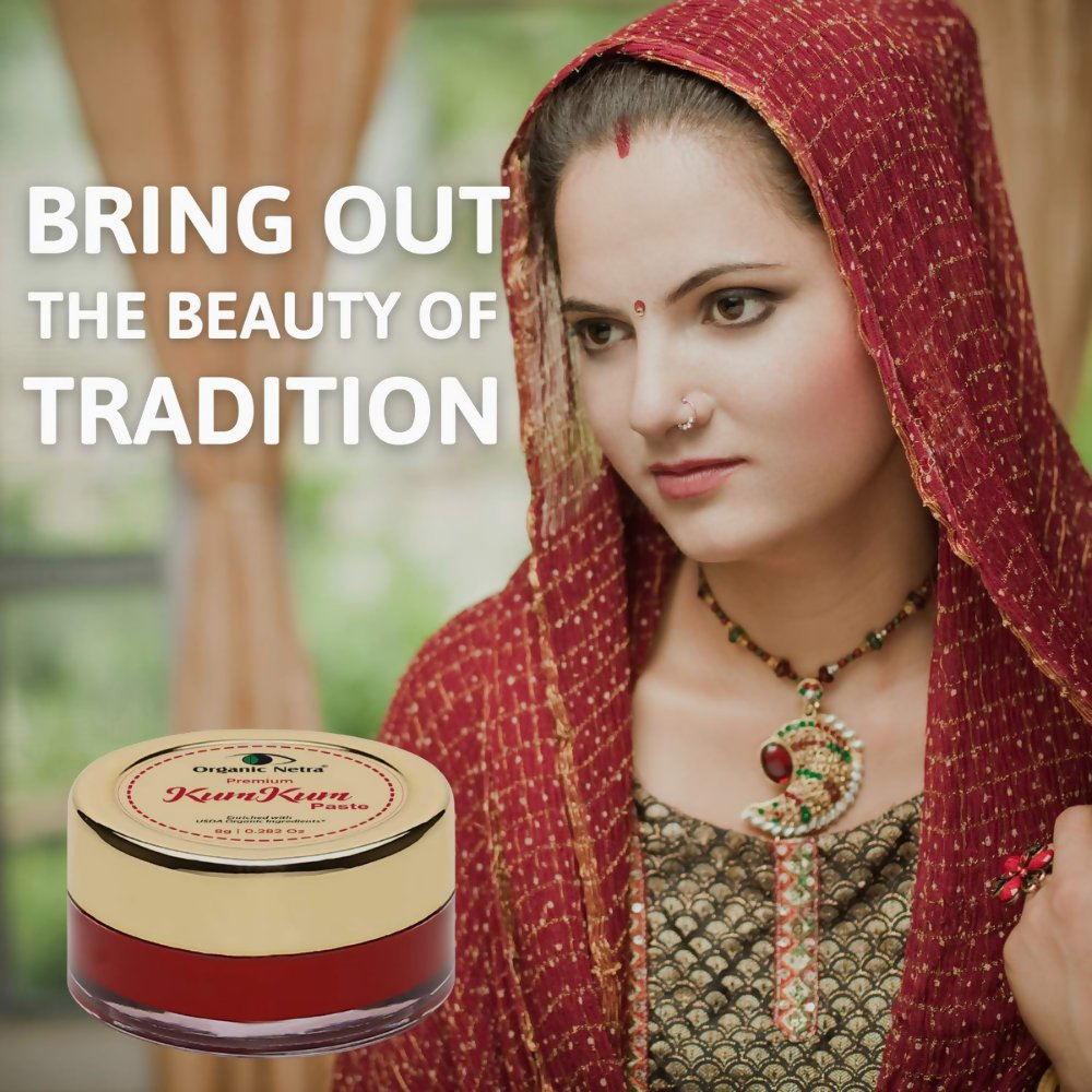 Organic Netra Sindoor/Kumkum Paste | Grocsy