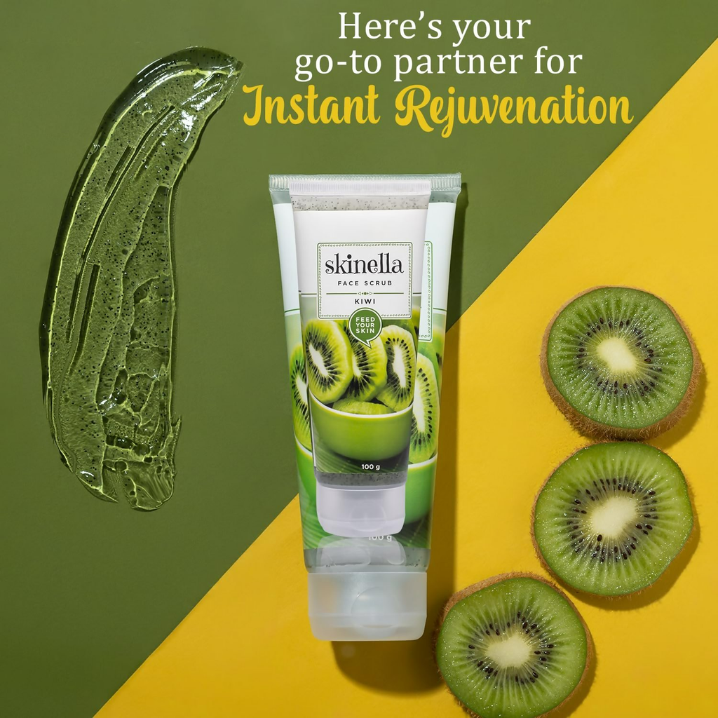 Skinella Kiwi Face Scrub | Grocsy