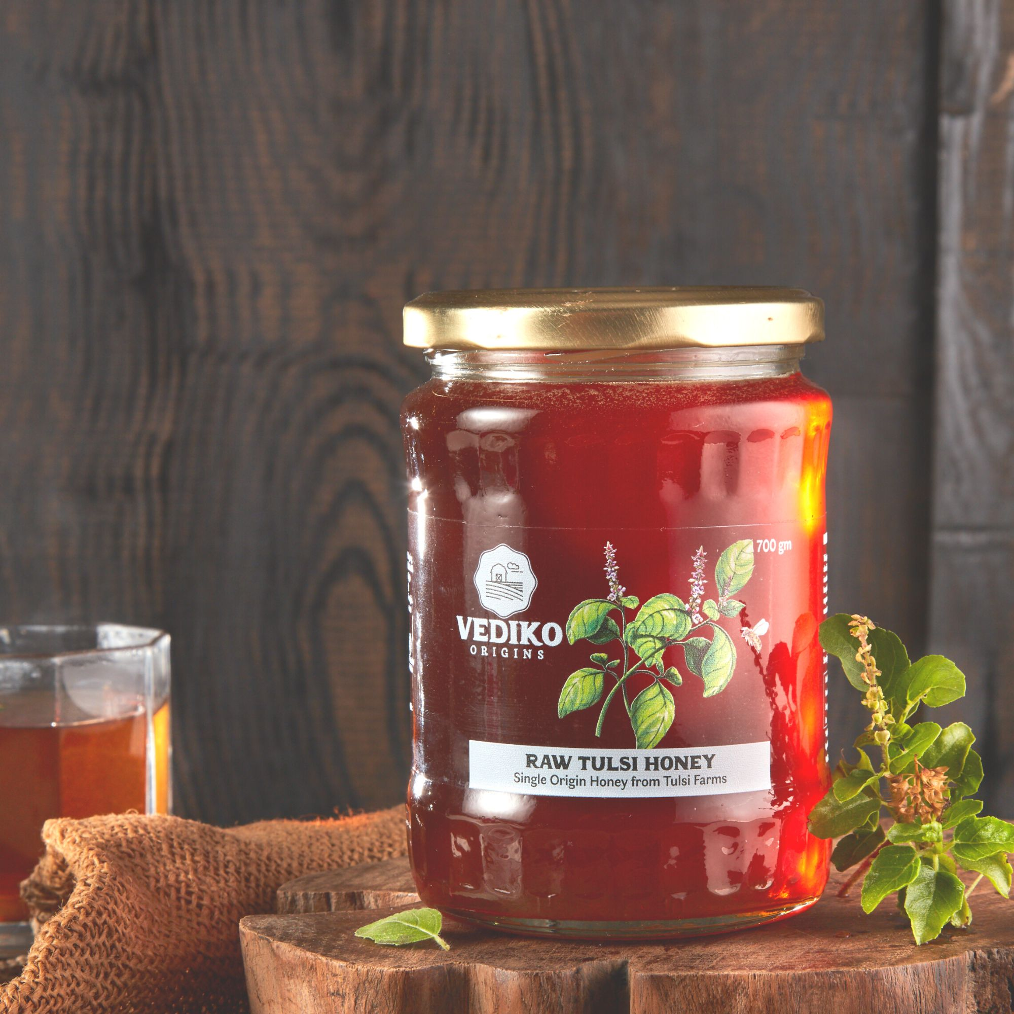 Vediko Origins Raw Tulsi Honey | Grocsy