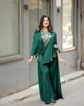 Joban Fashion Rama Chinon Embroidery Sequence Work Readymade Kurta Set | Grocsy