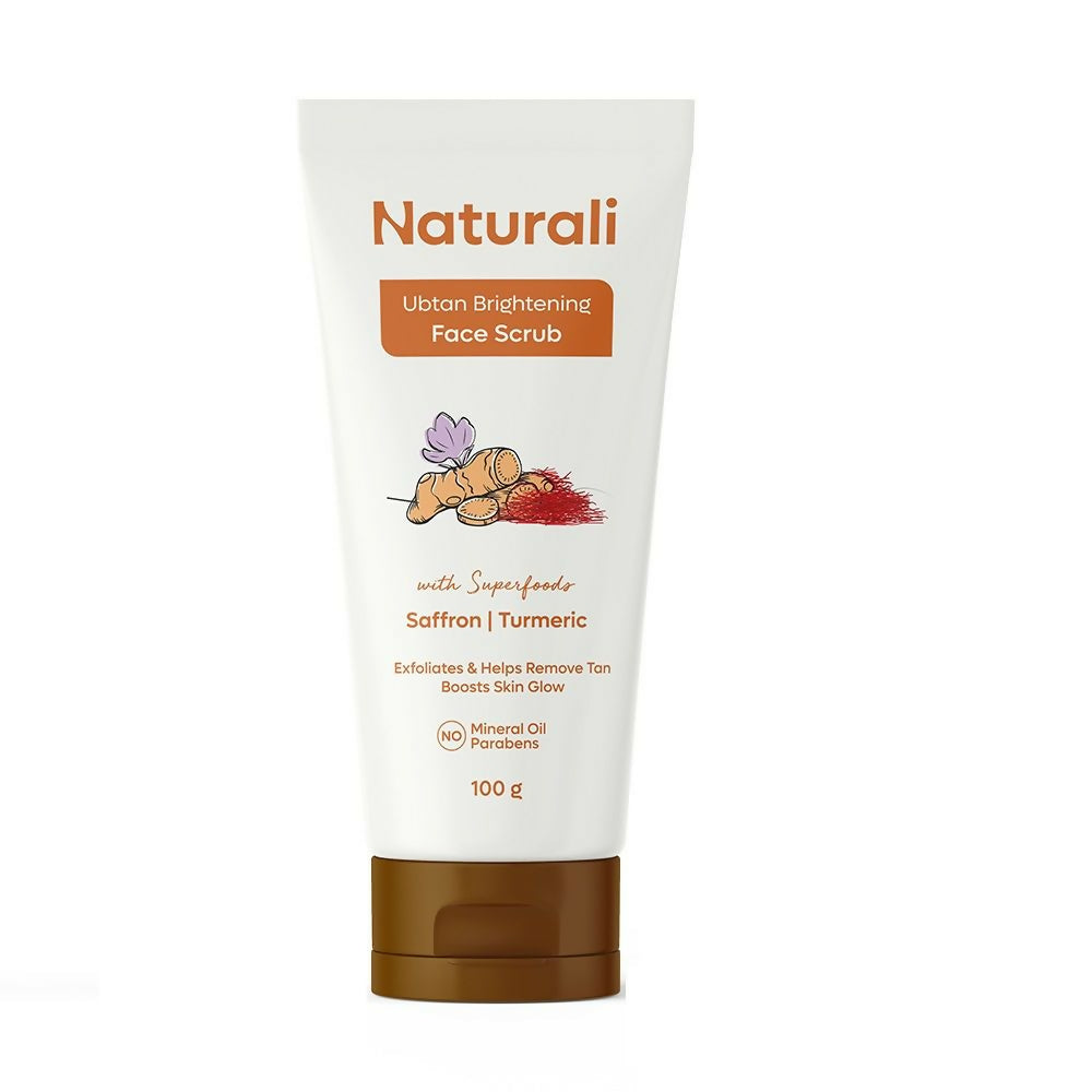Naturali Ubtan Brightening Face Scrub | Grocsy
