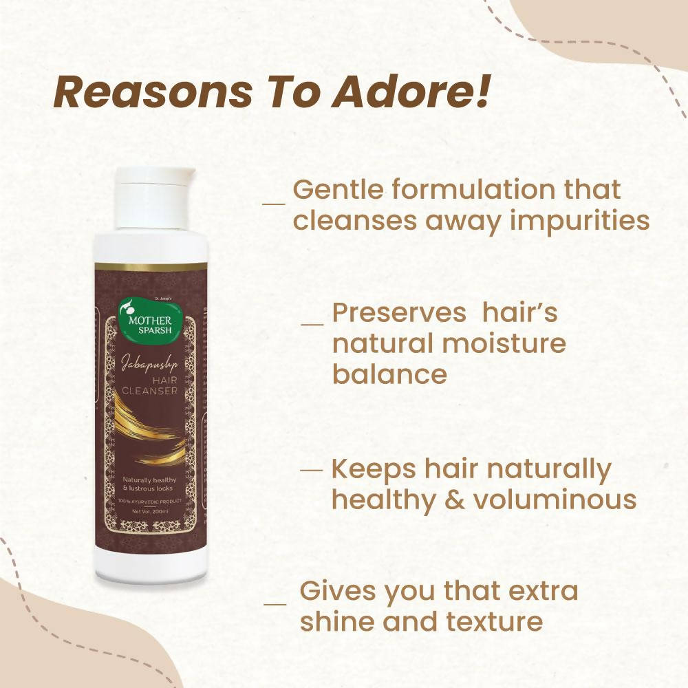 Mother Sparsh Jabapushp Hair Cleanser | Grocsy