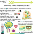 Meraki Essentials Peppermint Essential Oil | Grocsy