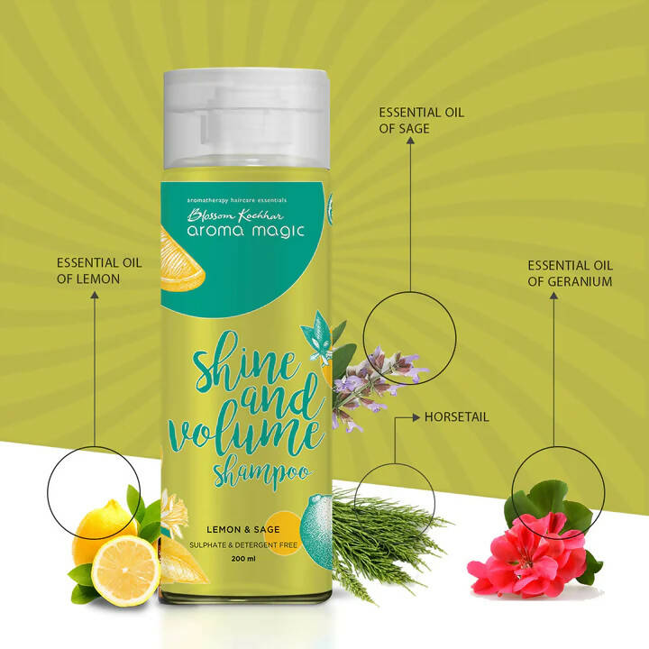 Blossom Kochhar Aroma Magic Shine Volume Shampoo | Grocsy