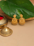 Ruby Raang Traditional Gold Earrings | Grocsy