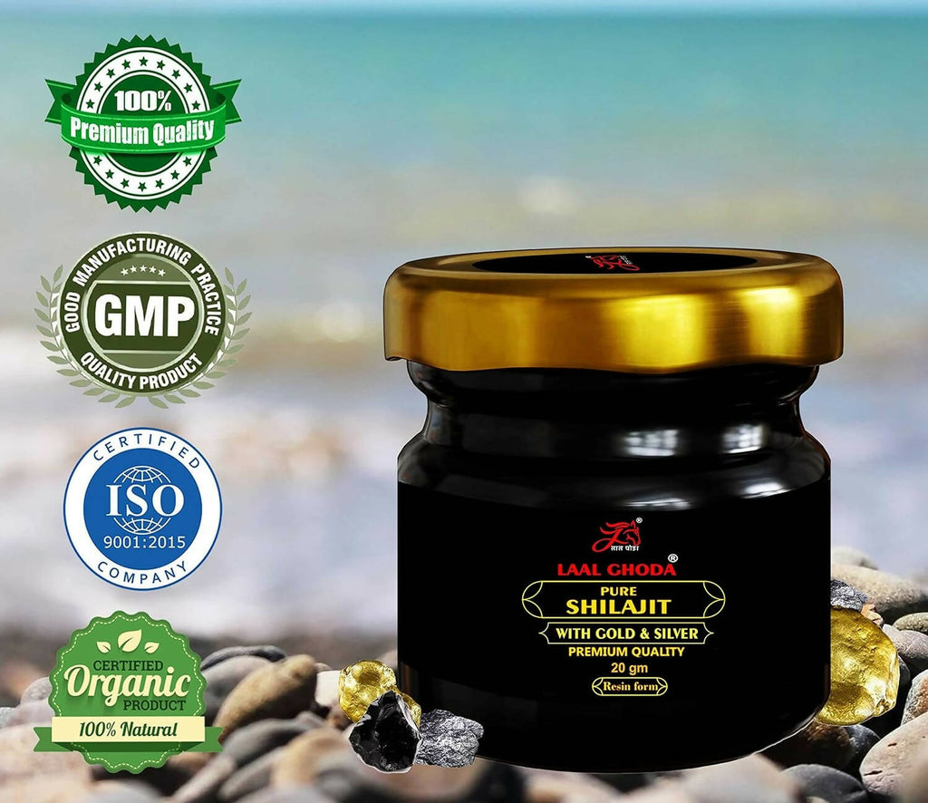 Laal Ghoda Pure Sj With Gold & Silver | Grocsy