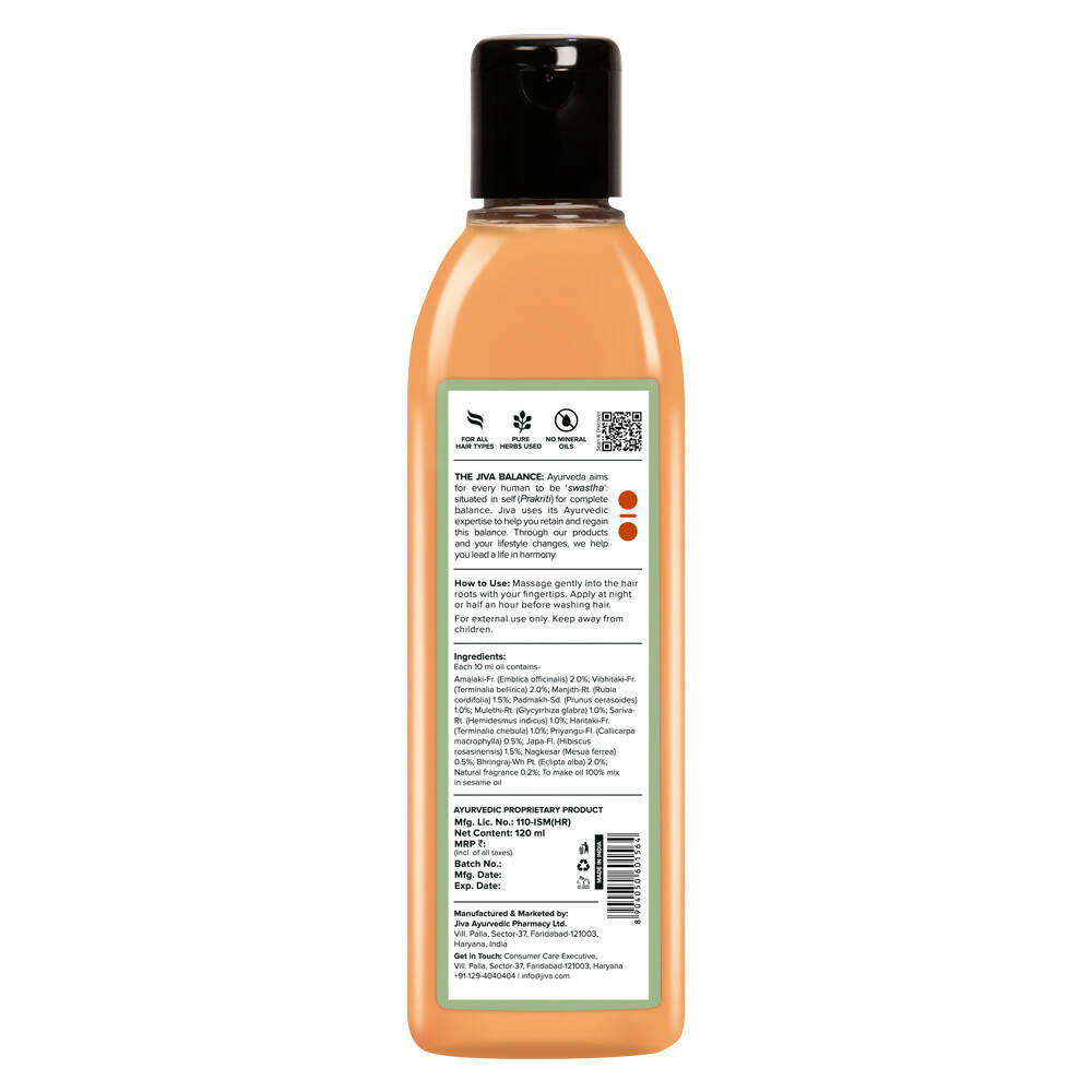Jiva Ayurveda Bhringraj Hair Oil | Grocsy