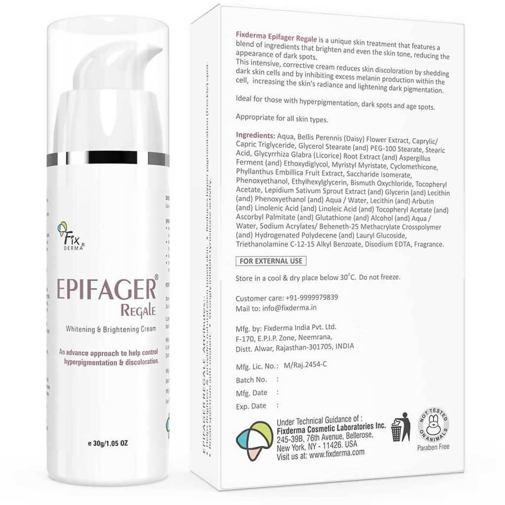 Fixderma Epifager Regale Whitening & Brightening Cream | Grocsy